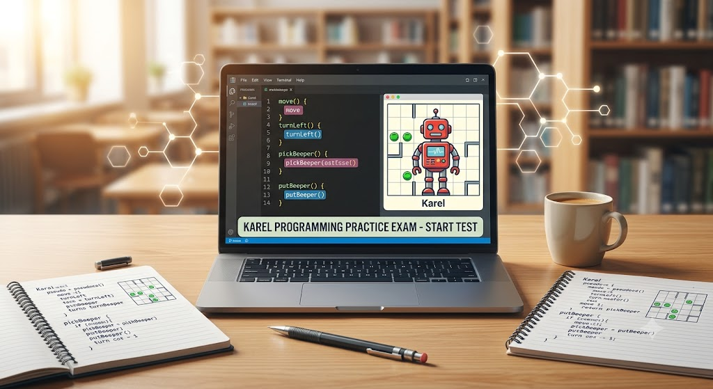 Karel Programming Practice Test Banner