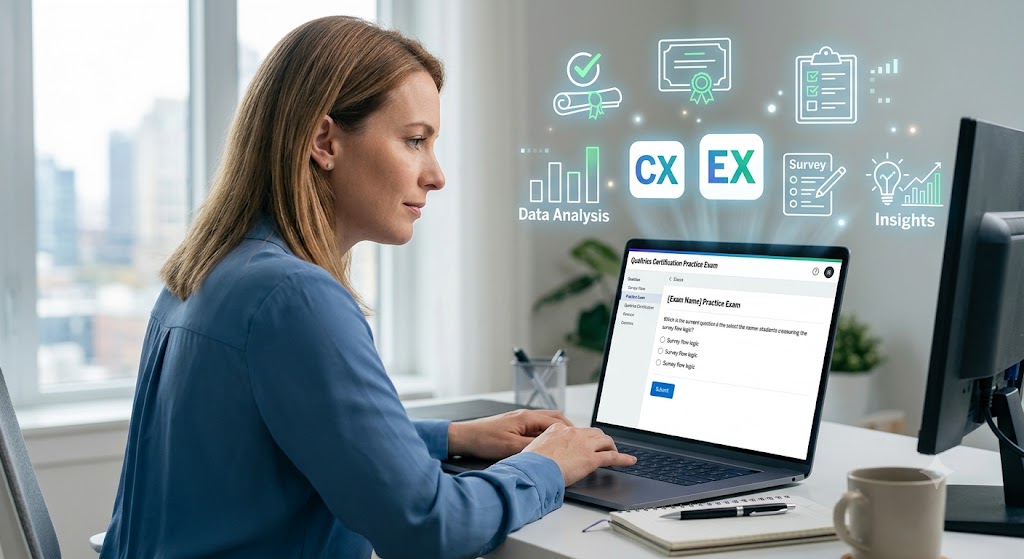 Qualtrics Certification Practice Exam Banner