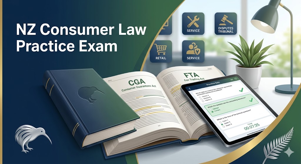 NZ Consumer Law Practice Exam Banner