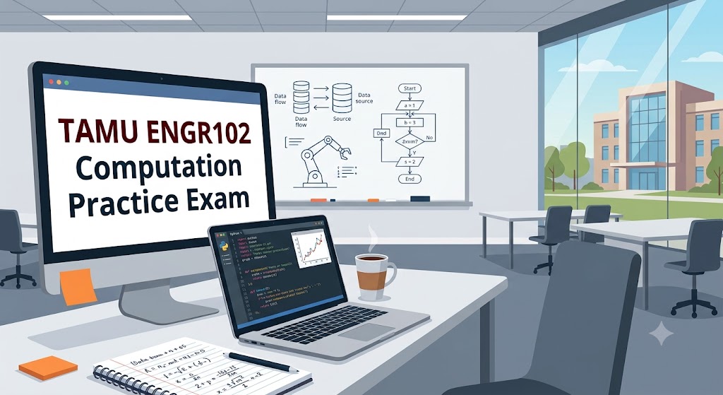 TAMU ENGR102 Computation Practice Exam Guide Banner