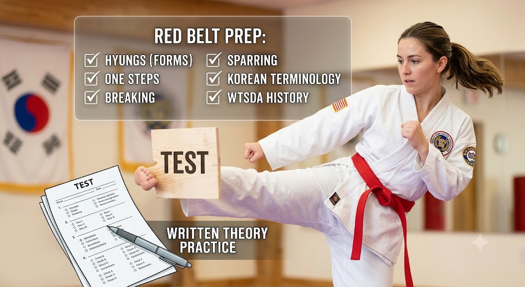 WTSDA Red Belt Practice Test Banner