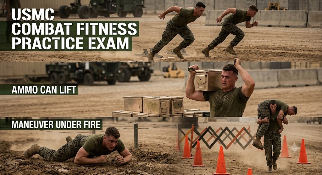 USMC Combat Fitness Practice Test Banner