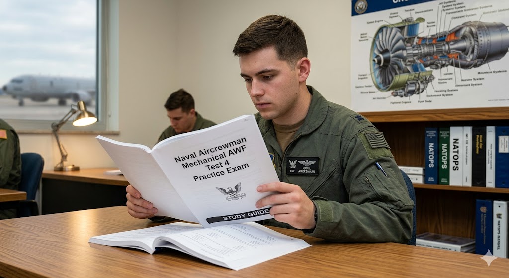Naval Aircrewman Mechanical AWF Test 4 Practice Exam Banner