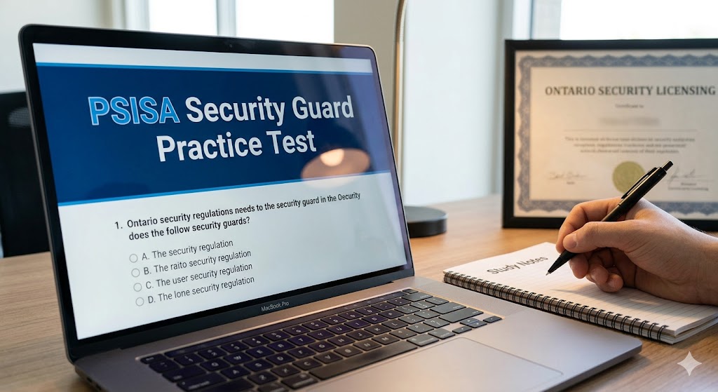 PSISA Security Guard Practice Test Banner