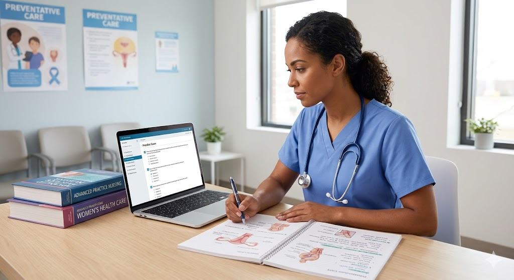 Women's Health Care in Advanced Practice Nursing Practice Exam Banner