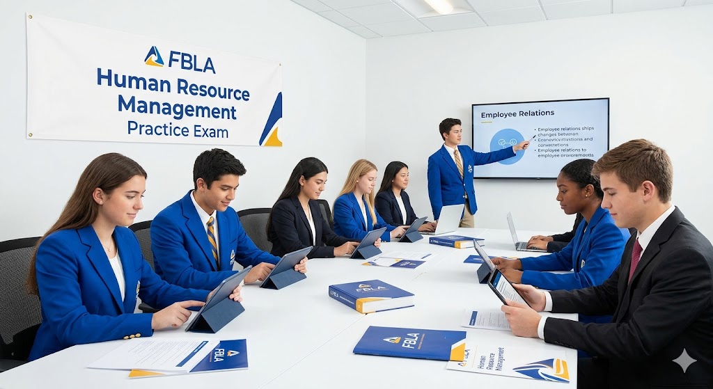 FBLA Human Resource Management Practice Test Banner