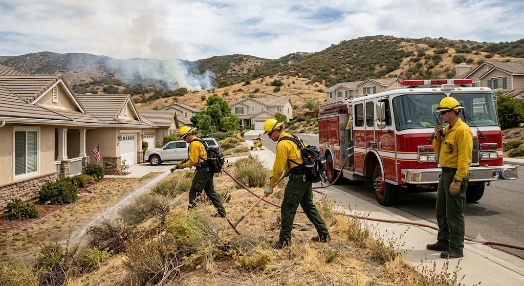 Wildland Urban Interface (WUI) Structure Defense Practice Test Banner