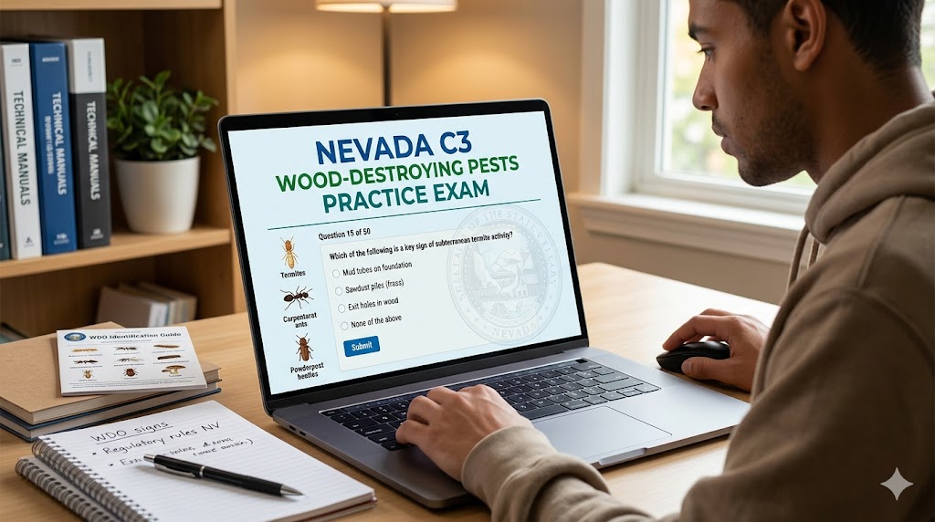 Nevada C3 Wood-Destroying Pests Practice Exam Banner