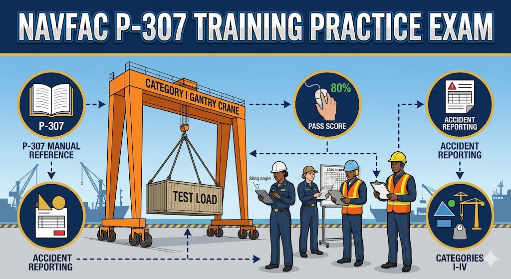 NAVFAC P-307 Training Practice Test Banner