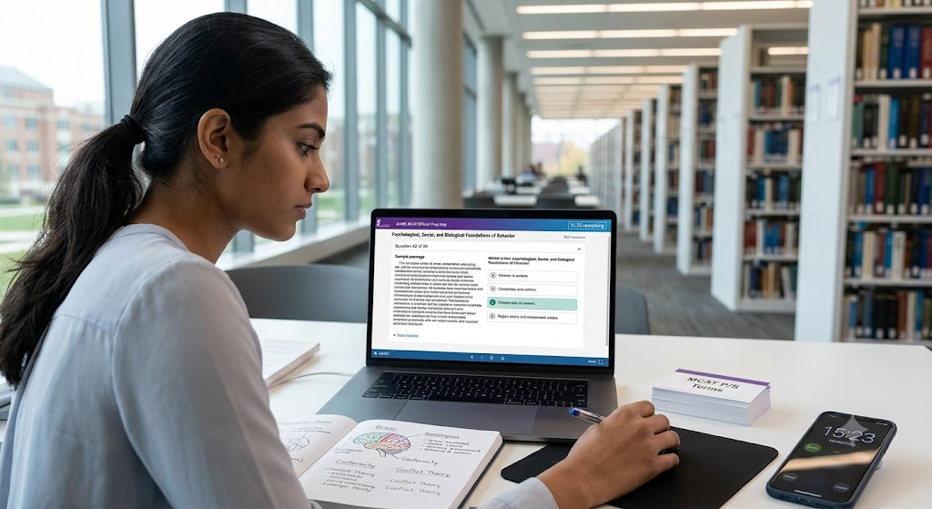 AAMC Psychological, Social, and Biological Foundations of Behavior (PS) Full-Length (FL) 3 Practice Test Banner