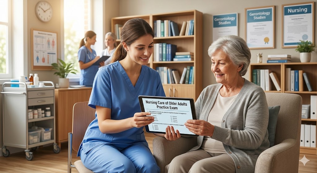 Nursing Care of Older Adults Practice Exam Banner