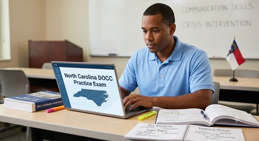 North Carolina DOCC Practice Exam Banner