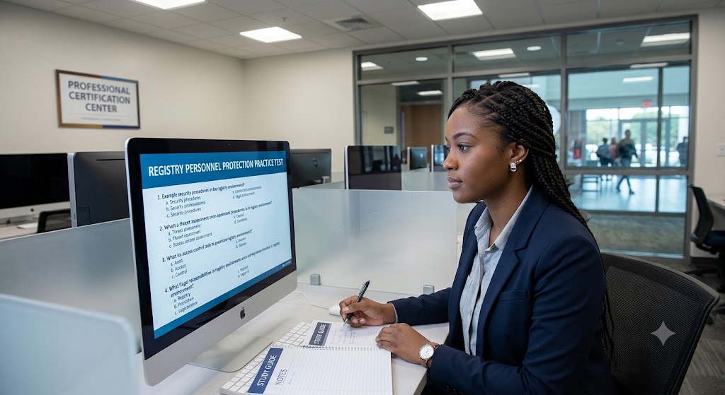 Registry Personnel Protection Practice Test Banner