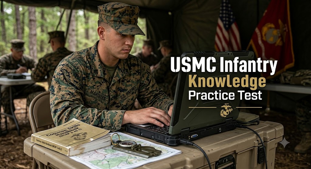 USMC Infantry Knowledge Practice Test Banner