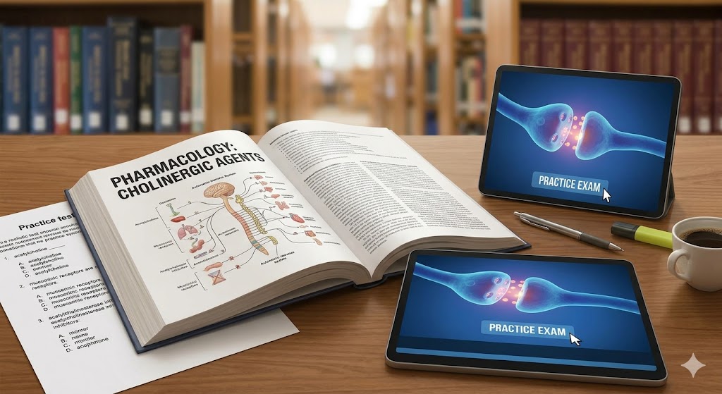 Pharmacology Cholinergic Agents Practice Test Banner