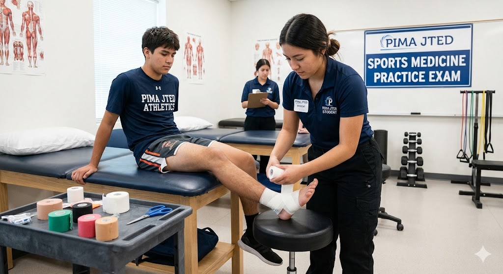 Pima JTED Sports Medicine Practice Test Banner