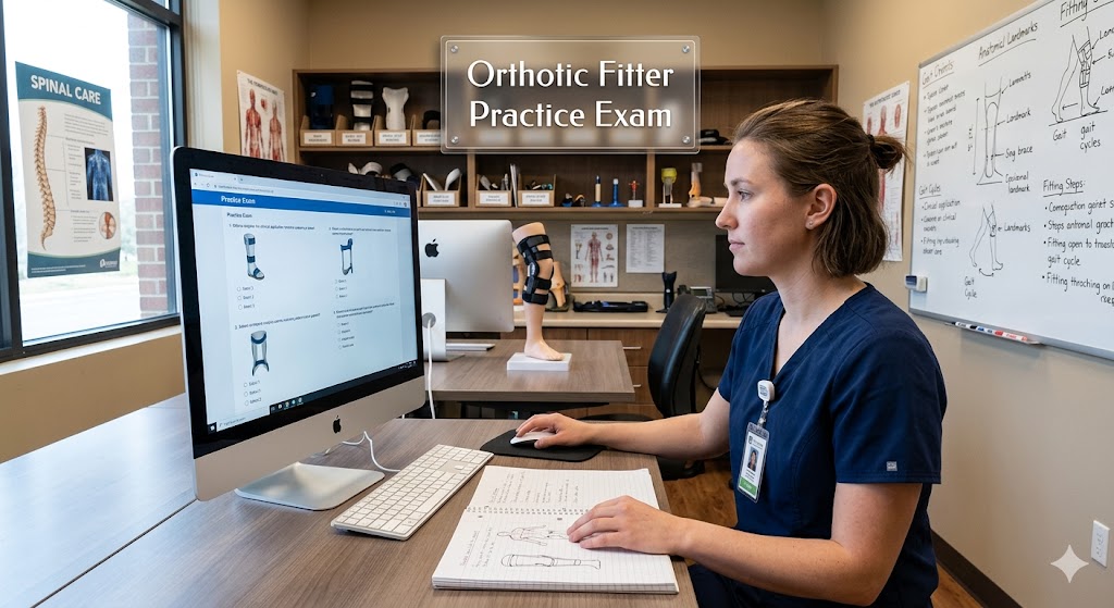 Orthotic Fitter Practice Exam Banner