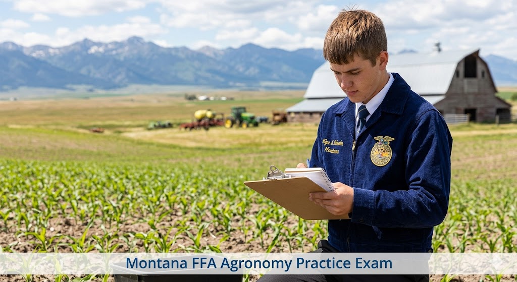 Montana FFA Agronomy Practice Test Banner