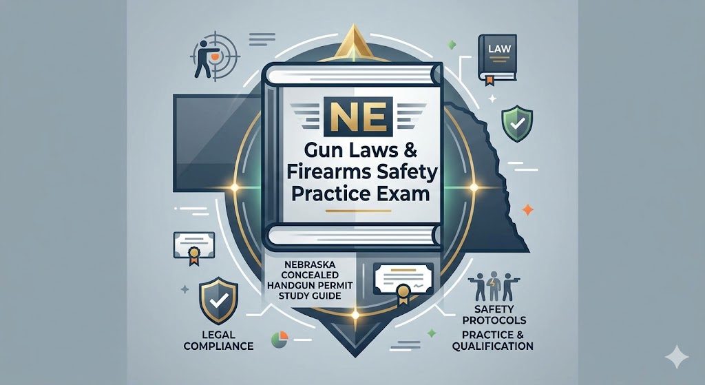 Nebraska Gun Laws & Firearms Safety Practice Exam Banner