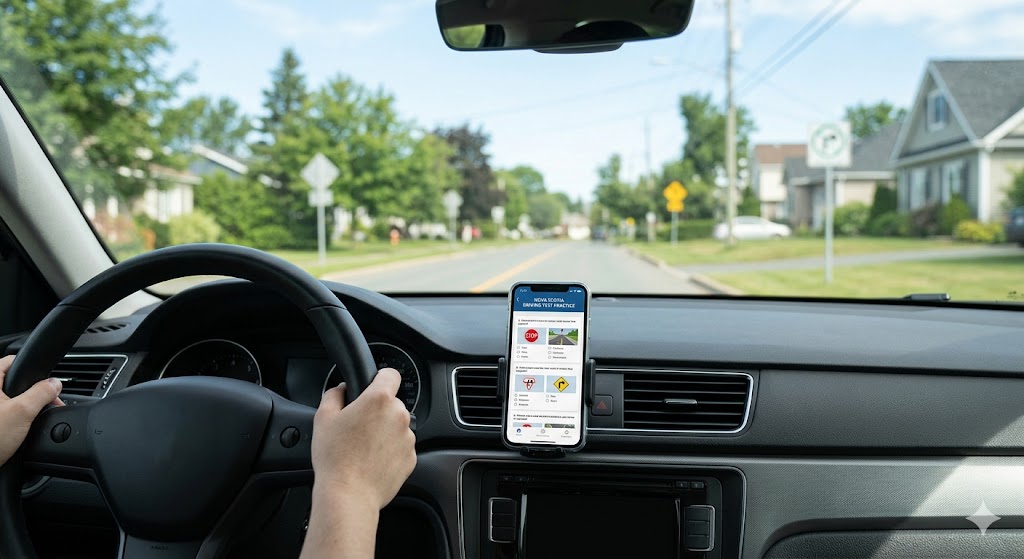 Nova Scotia Driving Test Practice Exam Banner