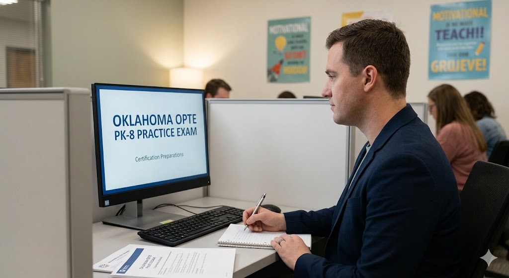 Oklahoma Professional Teaching Examination (OPTE) PK-8 Practice Test Banner