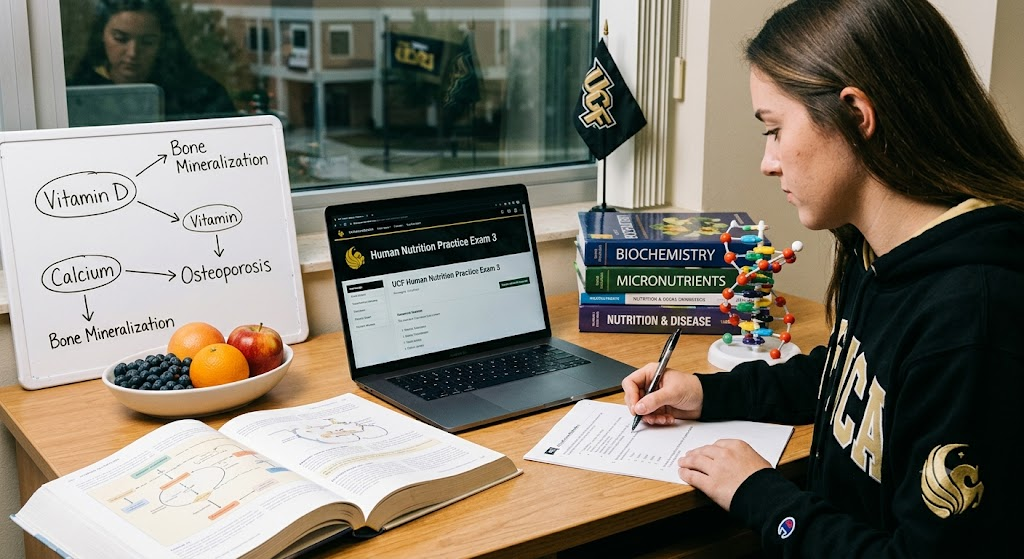 University of Central Florida (UCF) HUN3011 Human Nutrition Practice Exam 3 Banner