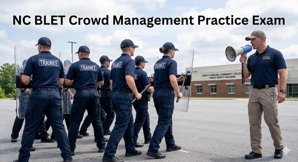 NC BLET Crowd Management Practice Test Banner