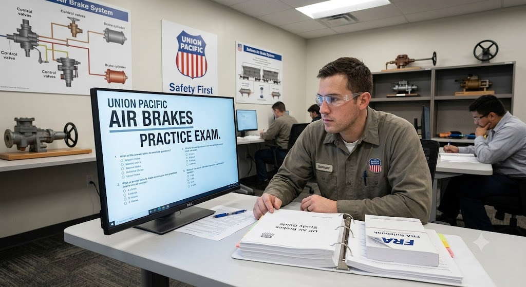 Union Pacific Air Brakes Practice Test Banner