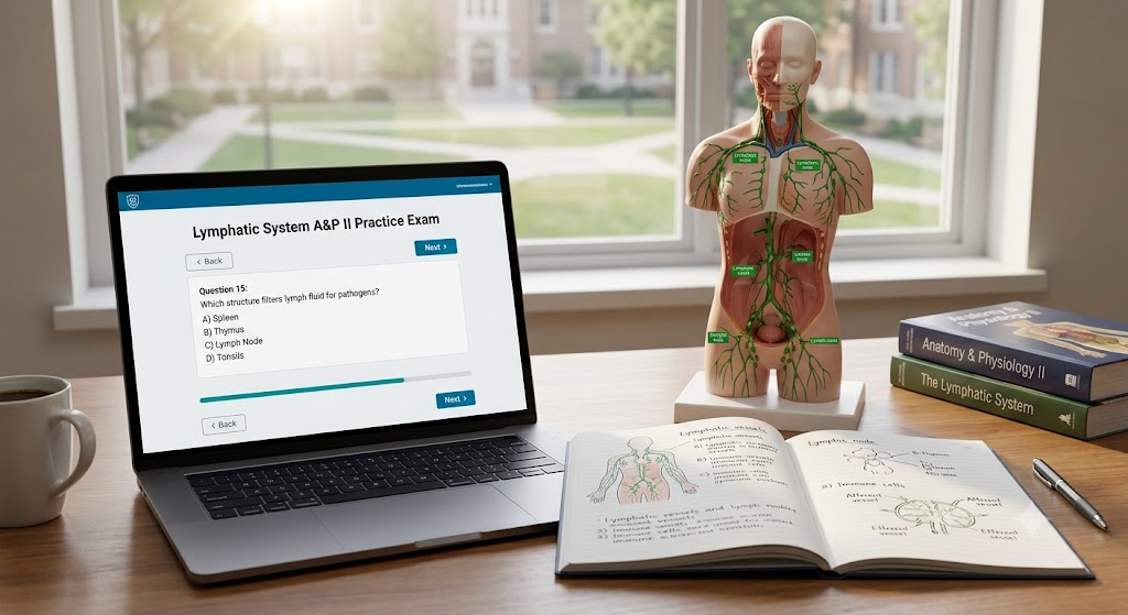 A&P II Lymphatic System Practice Test Banner