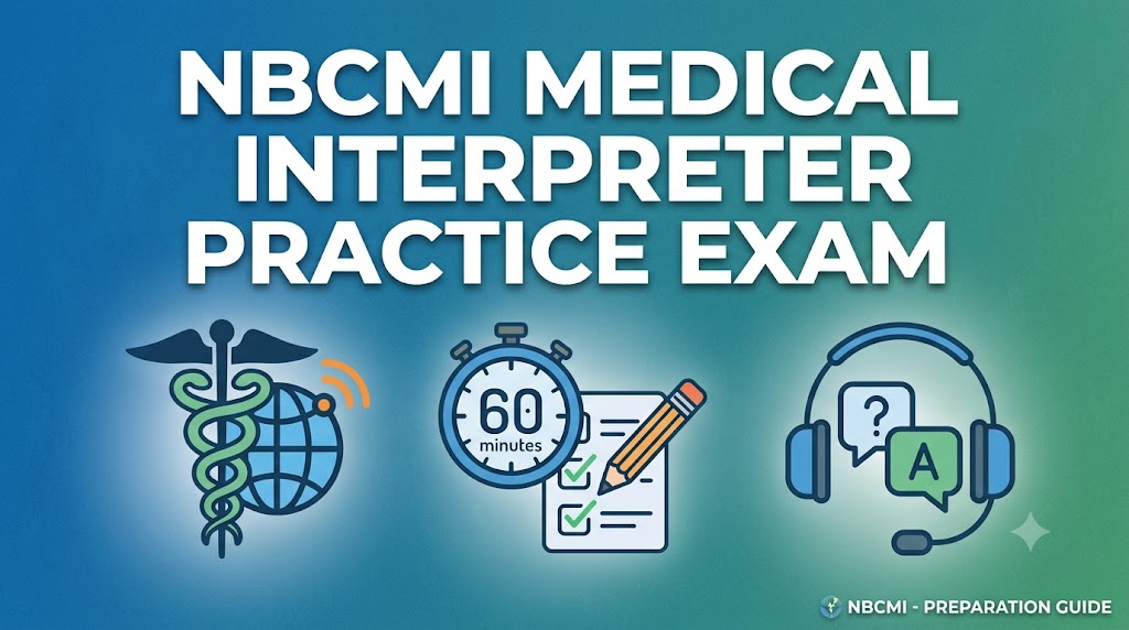 National Board of Certification for Medical Interpreters (NBCMI) Practice Exam Banner
