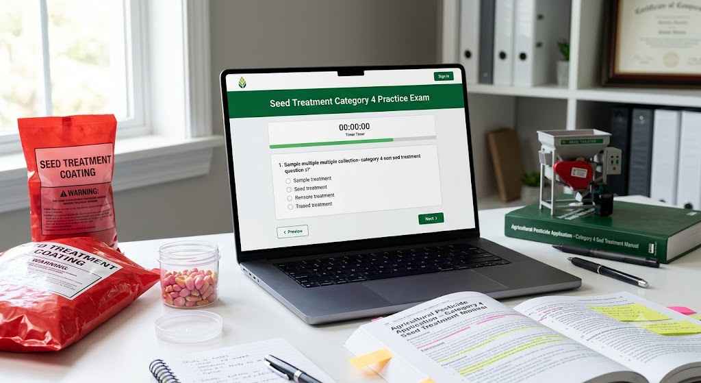 Seed Treatment Category 4 Practice Exam Banner