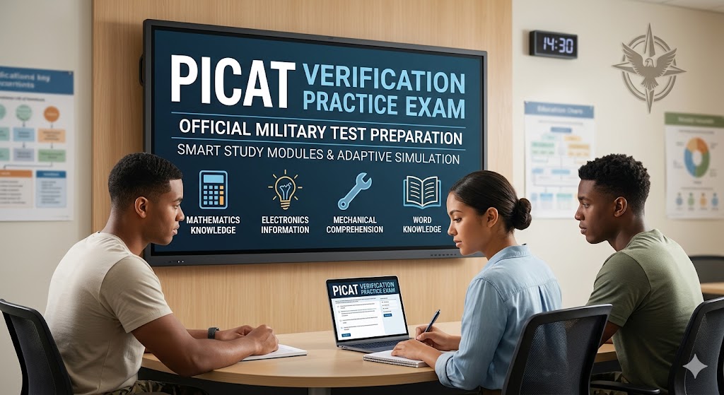 PiCAT Verification Practice Test Banner