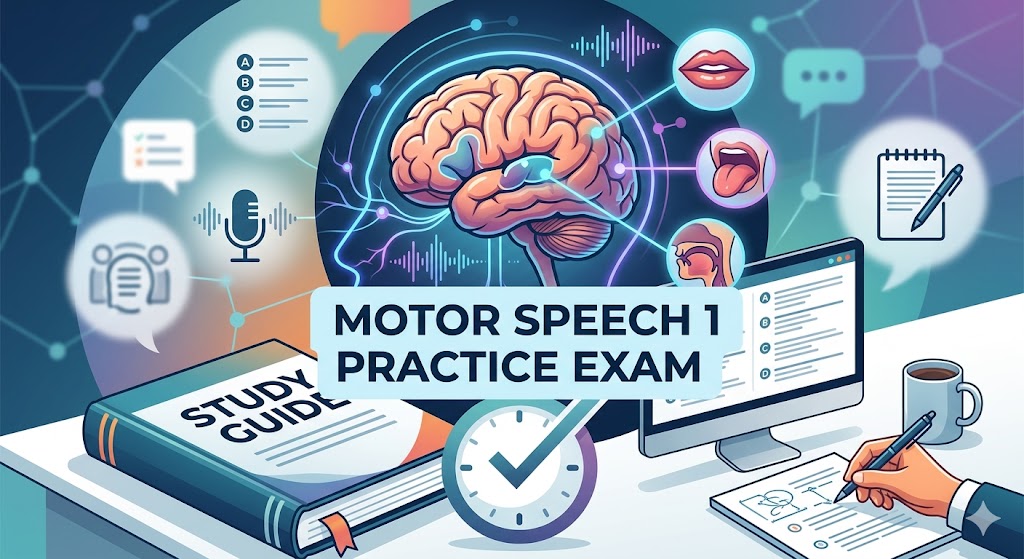 Motor Speech Exam 1 Practice Banner
