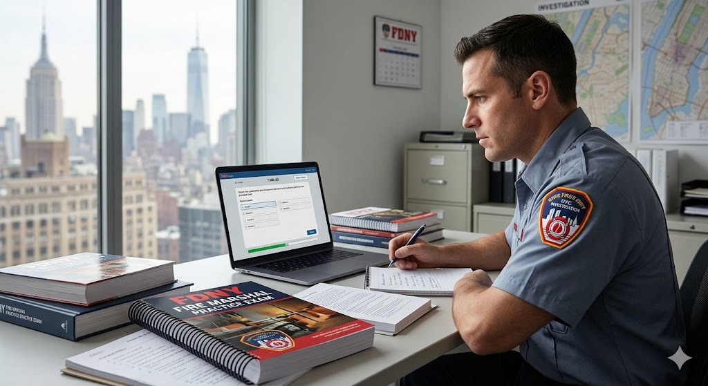 FDNY Fire Marshal Practice Exam Banner