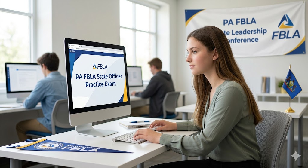 Pennsylvania FBLA State Officer Practice Test Banner