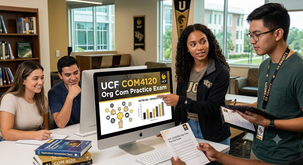 University of Central Florida (UCF) COM4120 Organizational Communication Practice Exam. Banner