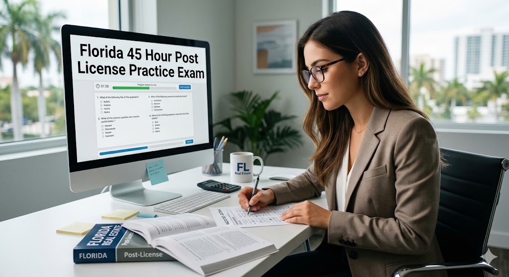 Florida 45 Hour Post License Practice Exam Banner