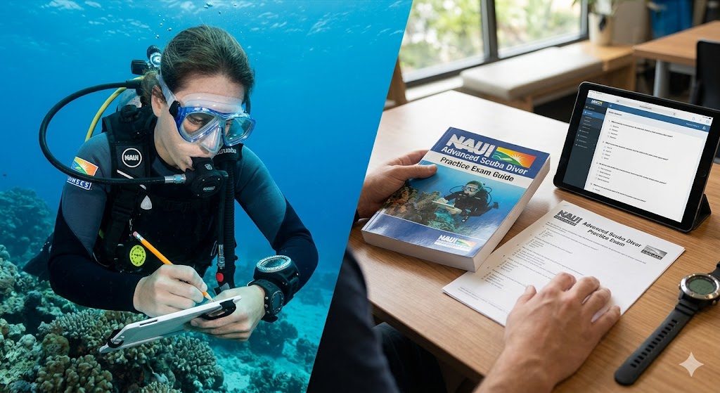 NAUI Advanced Scuba Diver Practice Exam Banner