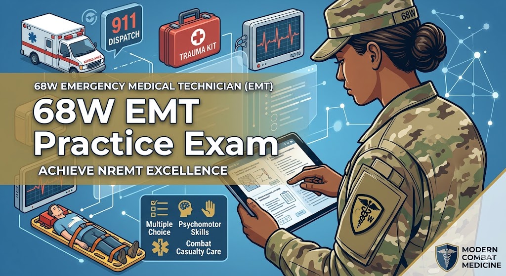 68W EMT Practice Exam Banner