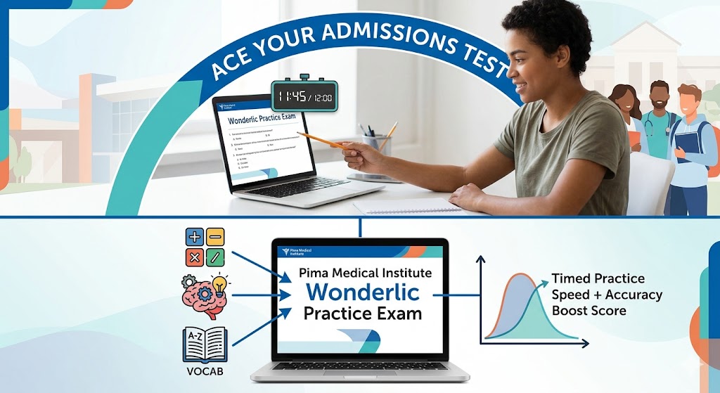 Pima Medical Institute Wonderlic Practice Test Banner