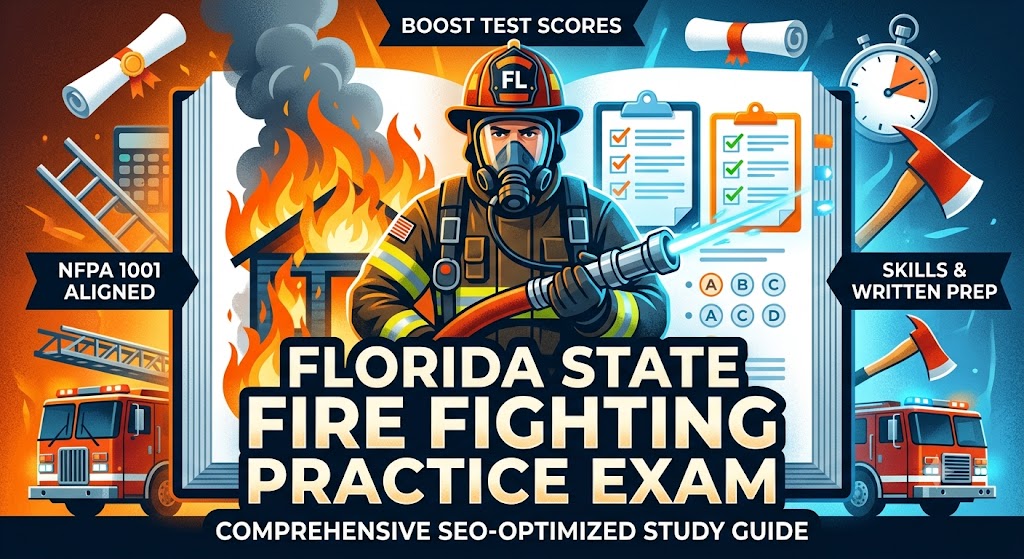 Florida State Fire Fighting Practice Exam Banner