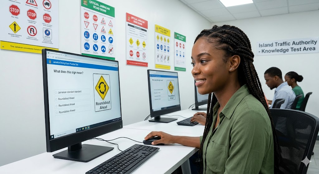 Jamaica Driving Practice Test Banner