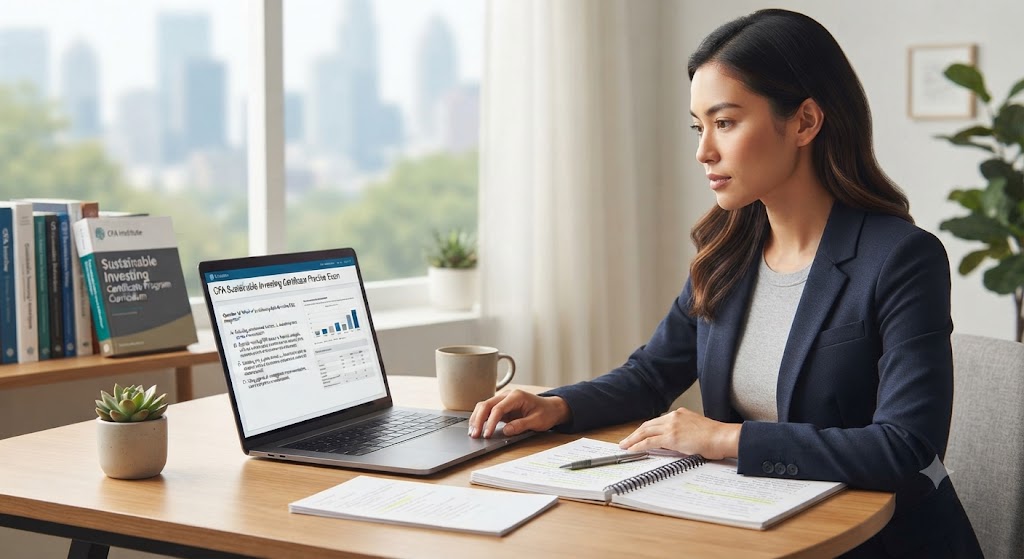 CFA Sustainable Investing Certificate (Formerly ESG Certificate) Practice Exam Banner