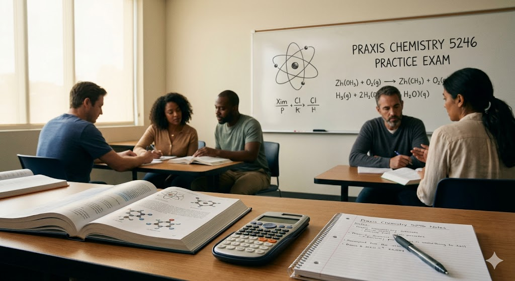 Praxis Chemistry 5246 Practice Test 2026 | Exam Prep Questions Banner