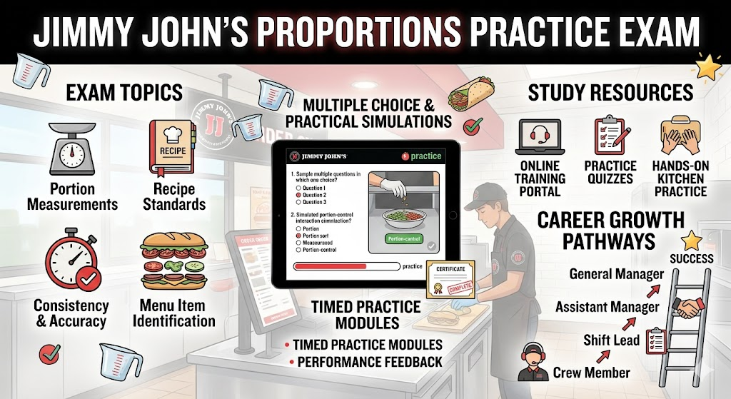 Jimmy John's Proportions Practice Test Banner