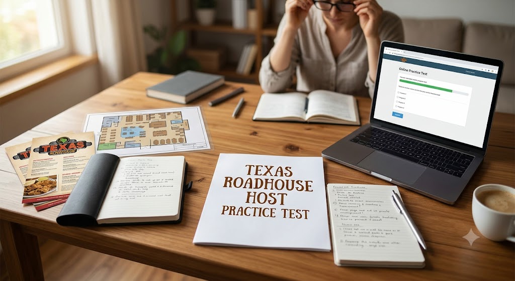 Texas Roadhouse Host Practice Test Banner