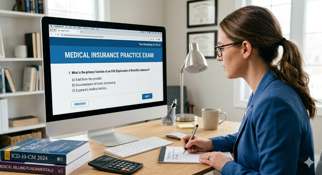Medical Insurance Practice Test Banner