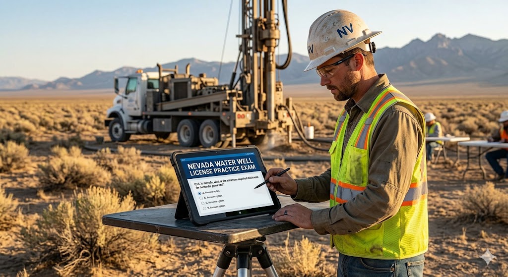 Nevada Water Well License Practice Exam Banner