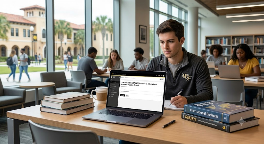 University of Central Florida (UCF) GEB3375 Intro to International Business Practice Exam 3 Banner
