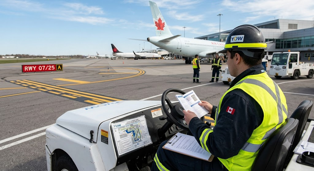 YOW Airside Vehicle Operator Permits (AVOP) Practice Exam Banner